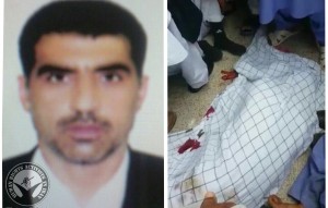 Assassination in front of Khash Sunni Mosque